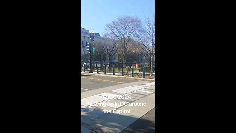 Fencing up around the Capitol