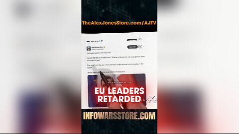 Alex Jones: Retards Running Europe Want Forever War in Ukraine - 3/6/25