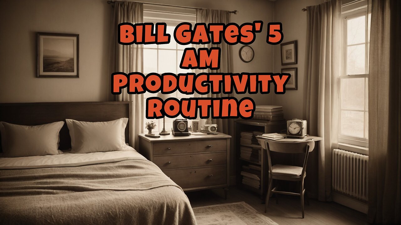 Bill Gates' 5 AM Productivity Routine