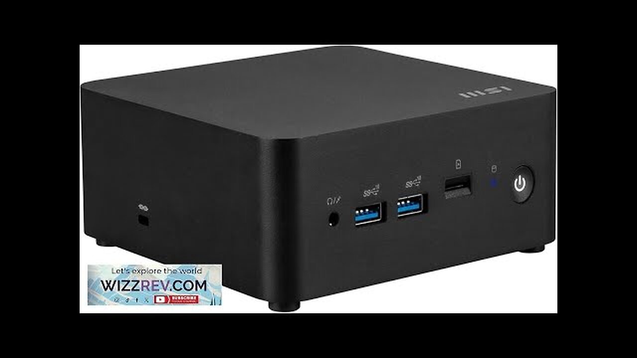 MSI Cubi NUC Desktop Intel Core 3-100U 8GB Memory 500GB SSD WiFi Review