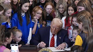 President Trump Signs 'No Men In Women's Sports' Executive Order