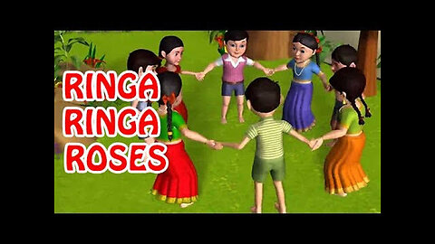 Ringa Ringa Roses | Classic English Nursery Rhyme for Kids | Sing & Dance!