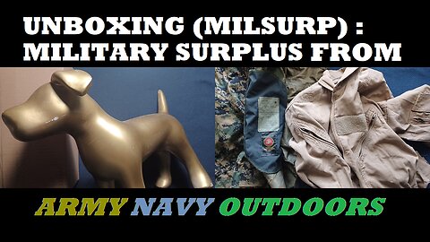 UNBOXING 219: Army Navy Outdoors. Tape, Example Damaged Discount Items !