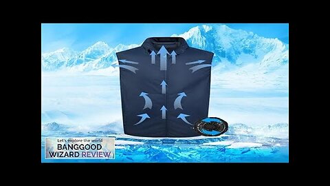 TENGOO Air Conditioning Hooded Vest Three Wind Speeds Heatproof Cooling Clothing USB Review