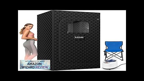 X-Vcak Portable Steam Sauna Portable Sauna for Home Sauna Tent Sauna Box Review