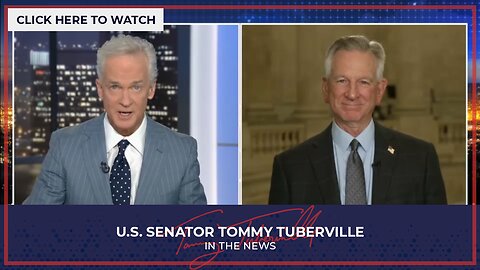 Senator Tuberville Joins Trace Gallagher While Senate votes on Border Budget Bill