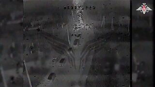 💥 Engagement of AFU convoy that hastily leaves positions in border area of the Kursk region