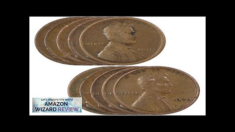 Pre-1930 Lincoln Wheat Cent 10 Piece Set Bronze Penny 1c US Coin Review