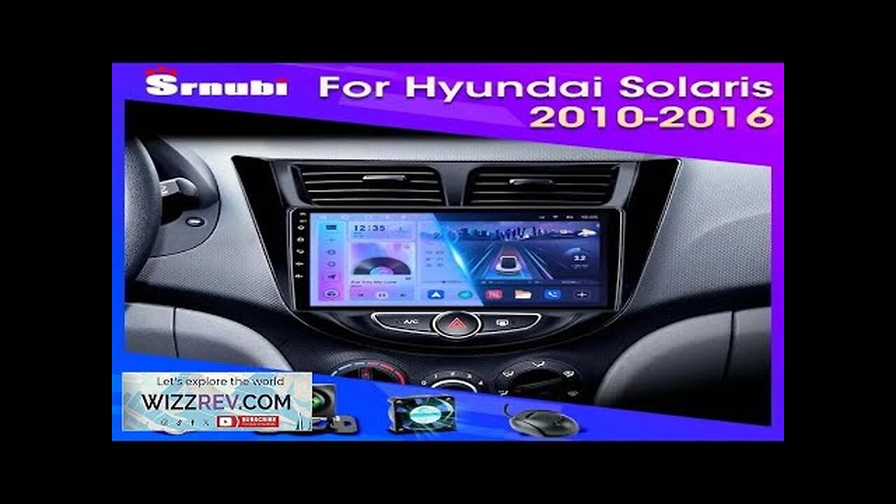 Android Car Radio for Hyundai Solaris Verna Accent 1 2010-2016 Multimedia Video Review