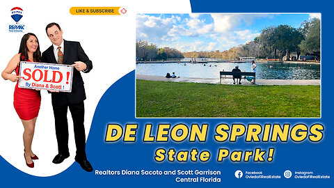 Oviedo Realtor Diana Sacoto: Tour the De Leon Springs State Park!