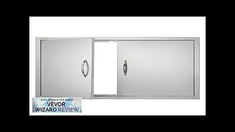 VEVOR BBQ Access Door 35W x 24H Inch Double Outdoor Kitchen Door Review