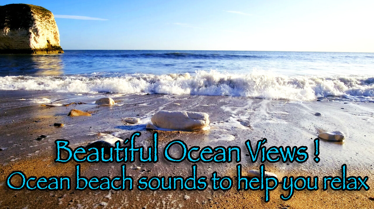 BEAUTIFUL OCEAN VIEWS! OCEAN SOUNDS TO HELP YOU RELAX AND FALL ASLEEP