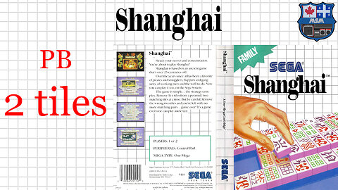 Shanghai [SMS 1988] PB - 2 Tiles left