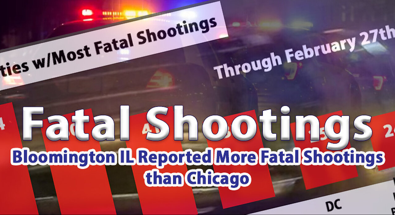 Bloomington IL had more Fatal Shootings than Chicago Top 10 Cities with most Fatal Shootings