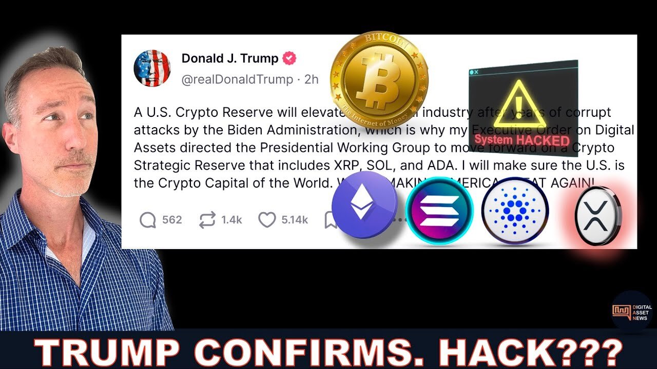 CRYPTO STRATEGIC RESERVE ANNOUNCED BY TRUMP IS LEGIT OR HACKED?!?