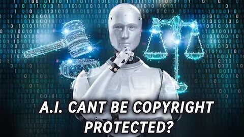 AI can't be copywritten?