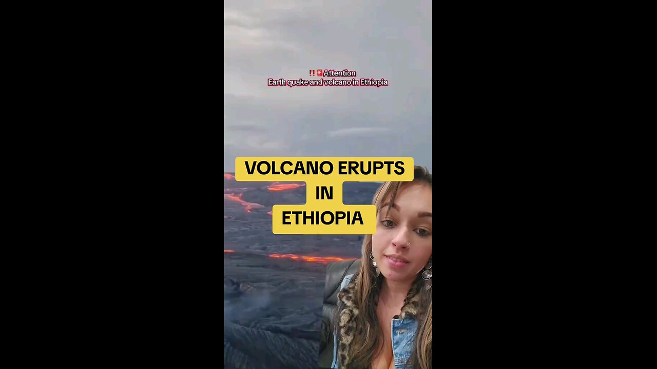 Volcano ERUPTS IN Ethiopia #volcano #ethiopia #ethiopian_tik_tok #ethiopian #us