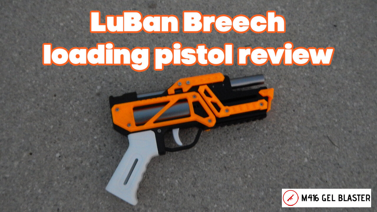 LuBan 3d printed breech loading pistol review