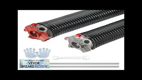 VEVOR Garage Door Torsion Springs Pair of 0.25 x 2 x 29inch Review