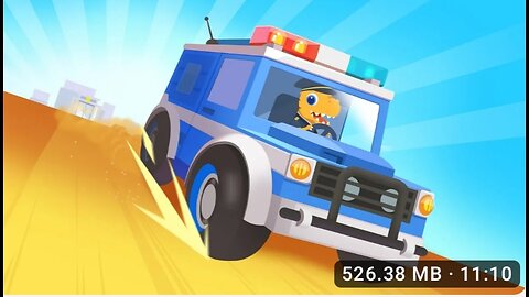 Dinosaur Police Car🚔 - Police Chase Games for Kids ｜ Kids Learning ｜ Kids Games ｜