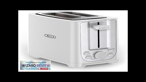 BELLA 2 Slice Toaster with Auto Shut Off Extra Wide Slots Review