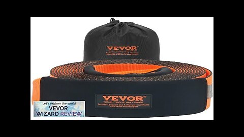 VEVOR Recovery Tow Strap 4" x 30' 46500 lbs Break Strength Triple Review