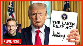 Trump Taking LIVE Questions From Press Right Now, Signing Laken Riley Act From White House | VICTORY