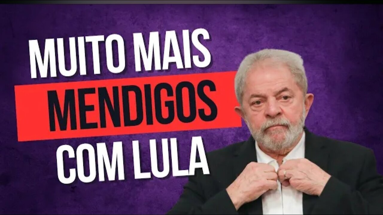 No Brasil a quantidade de Mendigos AUMENTA DE FORMA ALARMANTE com o governo ladrão e seu bando