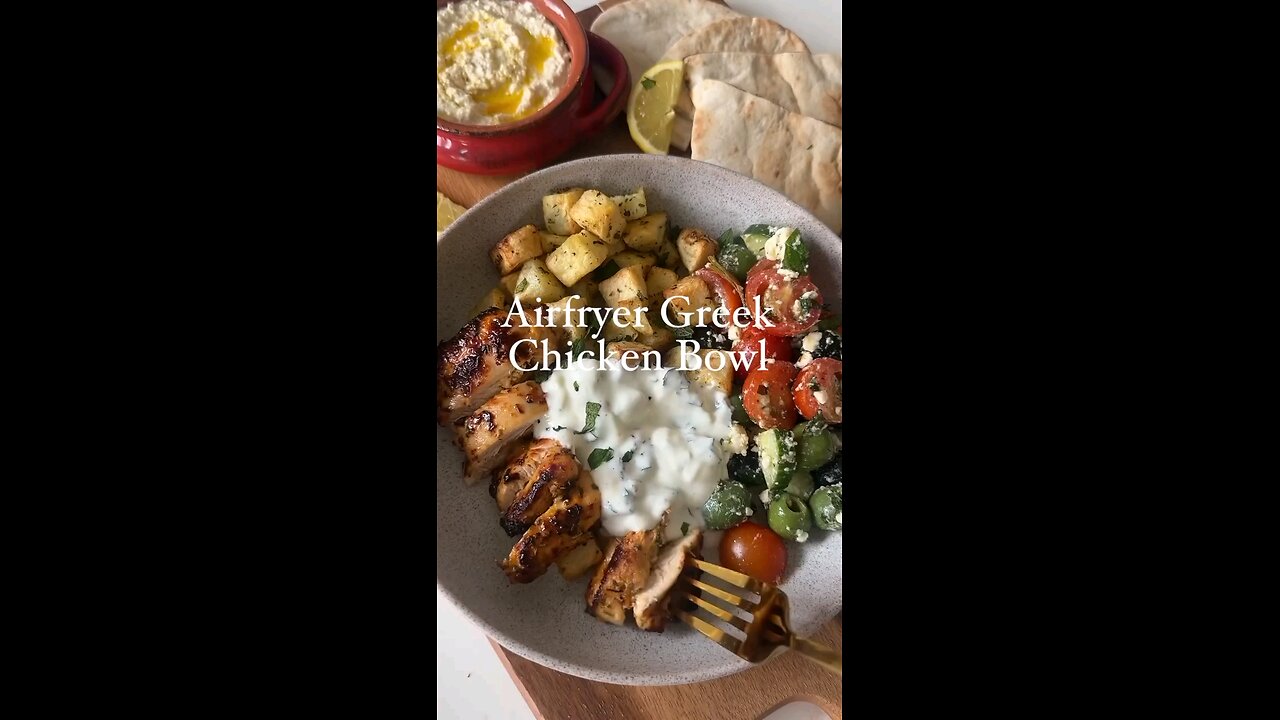 Airfryer Greek Chicken Bowl