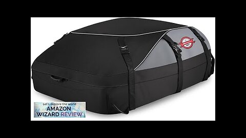 Car Rooftop Cargo Carrier Roof Bag 20 Cubic Feet Waterproof Roof Top Review