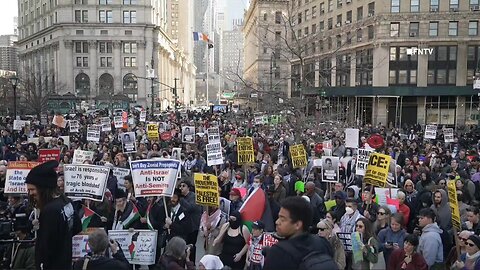 Protest against ICE Arrest of Mahmoud Khalil from Columbia University