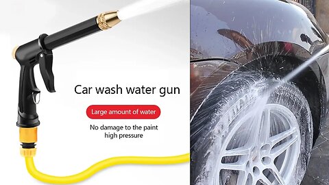 High Pressure Portable Water Gun for Car Wash and Garden Watering