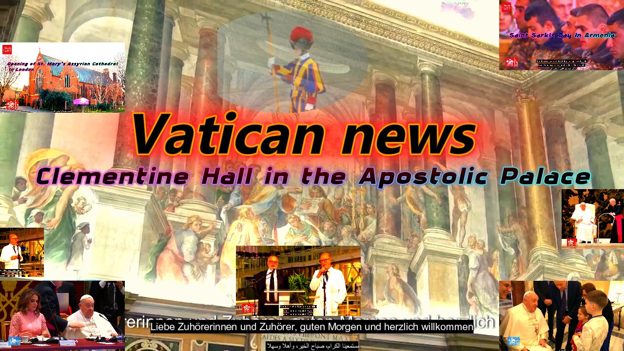health of Pope Francis . general audience . Summit on the Rights