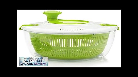 Salad Spinner Dryer Vegetable Fruit Food Dehydrator Quick Drying Multifunctio Manual Kitchen Review