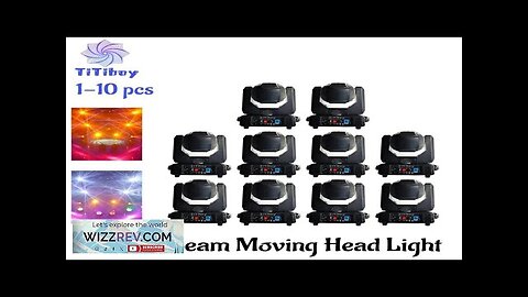 No Tax 10Pcs Moving Head Light 350W Sound Activated Strobe Lighting Review