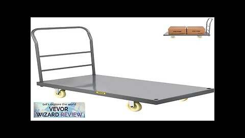 VEVOR Platform Truck 2000 lbs Capacity 47" x 24" x 32" Flatbed Review