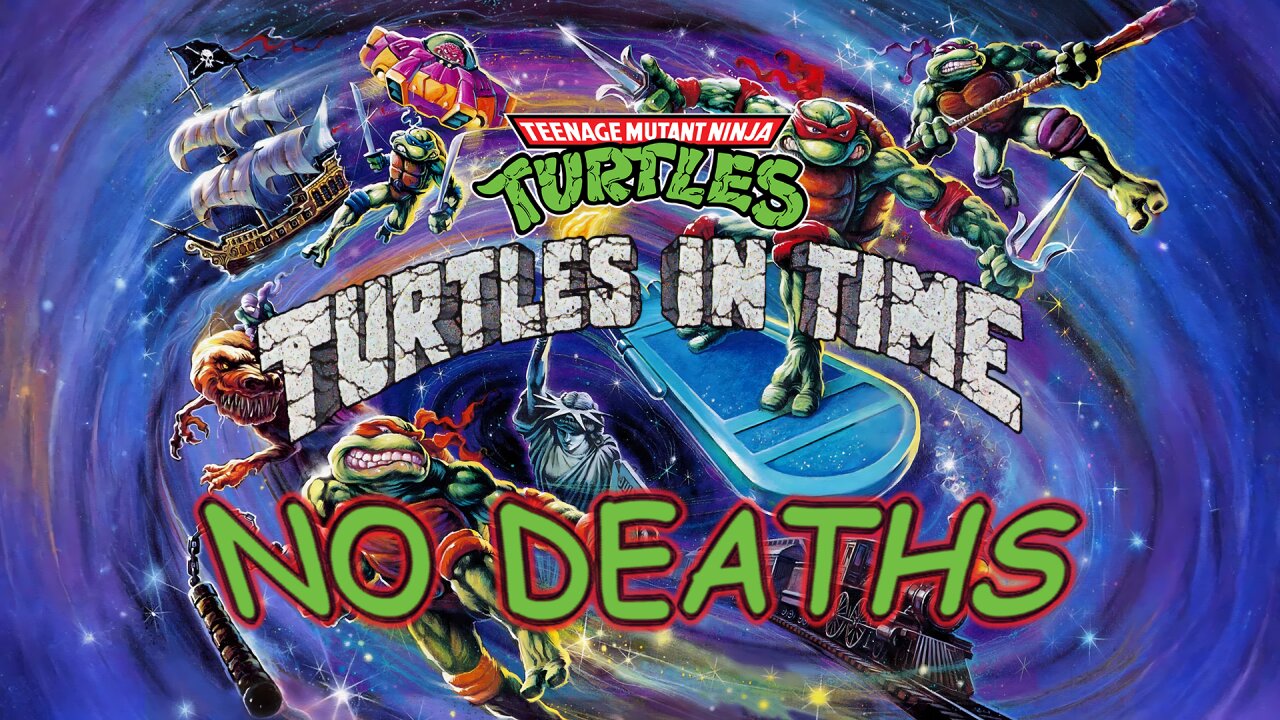 TMNT IV: Turtles in Time (SNES) No deaths