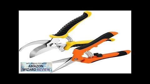 2 Pack Pruning Shears Garden Shears Stainless Steel Pruning Shears for Gardening Review