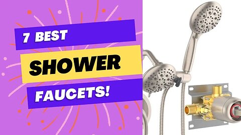 5 BEST Shower Faucets For A PERFECT Bathroom