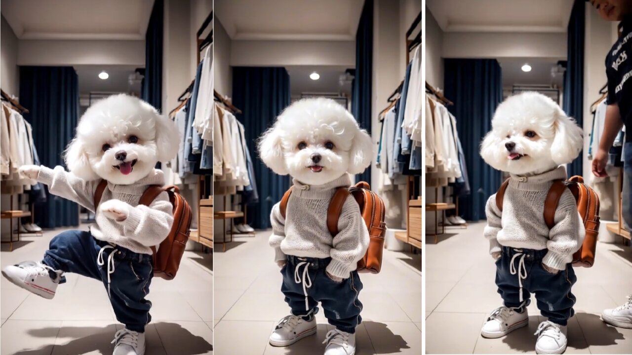What a lovely dog. Whose is this? Can you lend me a day?
