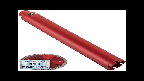 VEVOR Diamond Core Drill 2.5"/63mm Diameter Core Drill Bit 14"/355mm Concrete Core Review