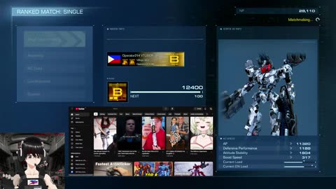 Armored Core 6 Online Arena Boring Vacant Lobby [🇵🇭 #phvtubers 🇵🇭 ]( #livestream 020)