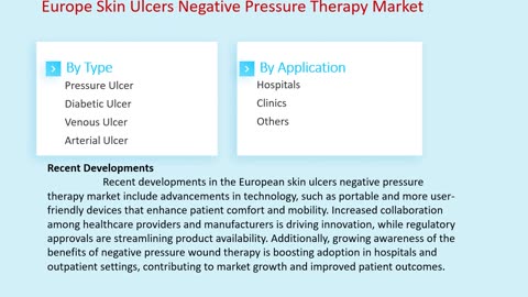 Europe Skin Ulcers Negative Pressure Therapy Market: Insights and Forecast to 2033 | Market Strides