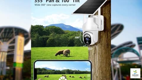 4G LTE Cellular Security Cameras Wireless Outdoor With SIM Card No WiFi