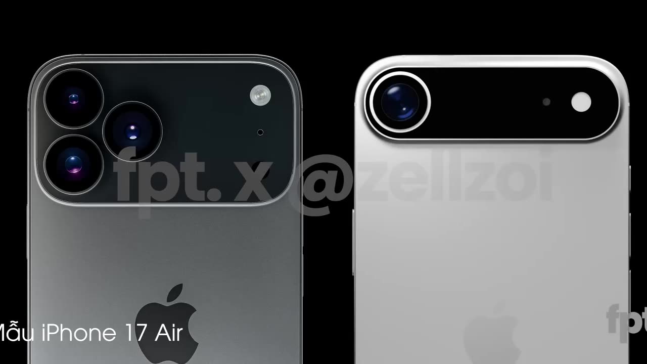 iPhone 17 Air siêu mỏng lộ diện trong video mới