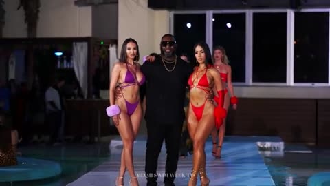 Naava Swimwear | Miami Art Basel 2024 | 4K SLOW MOTION Bikini Run Video