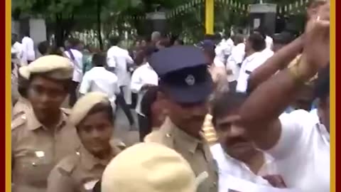 Anna University Sexual Assault_ AIADMK Workers Stage Protest against DMK Govt