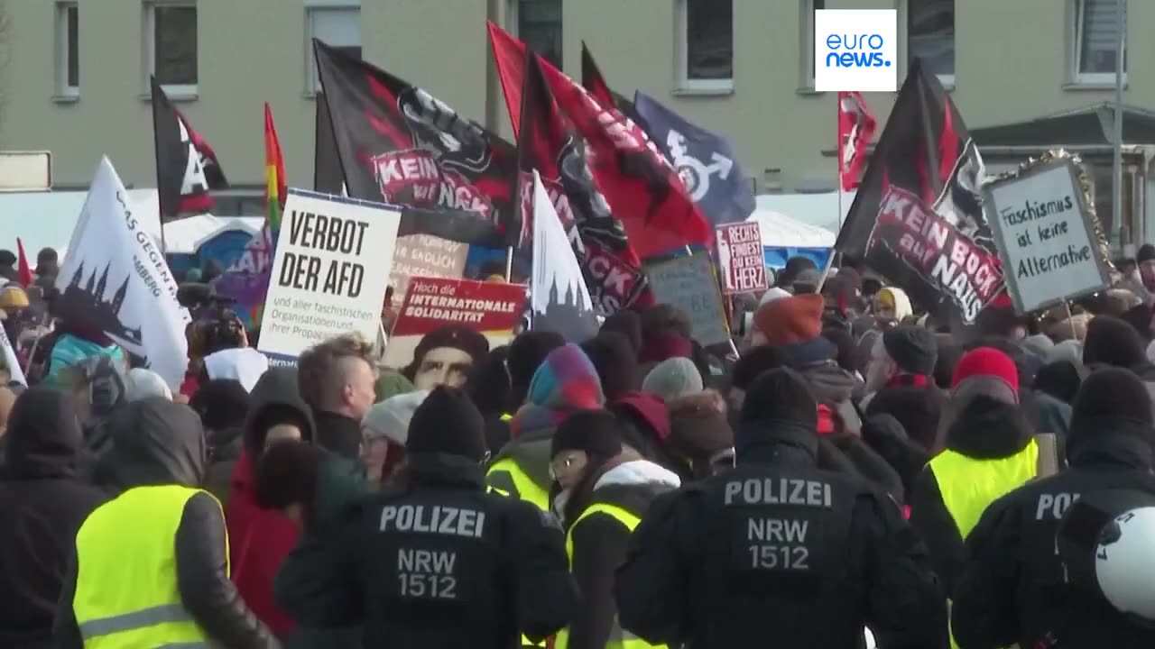 Alice Weidel es elegida por AfD candidata a canciller por en medio de protestas en Alemania