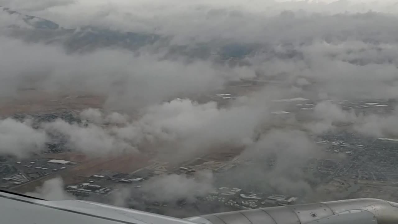 STORMY LANDING at S L C!