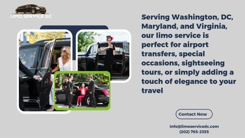 Limo Service DC, MD, and VA - Elegance for Every Journey